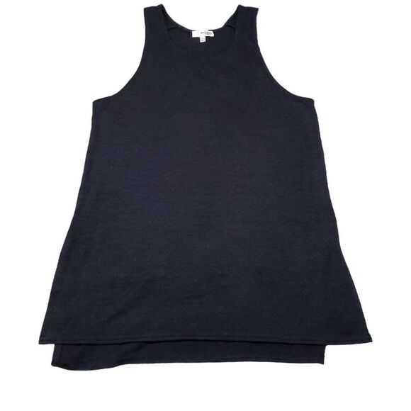 Aritzia Wilfred Free Burnette Racerback Tank Top Heathered Black Size XXS 2XS - Picture 1 of 8